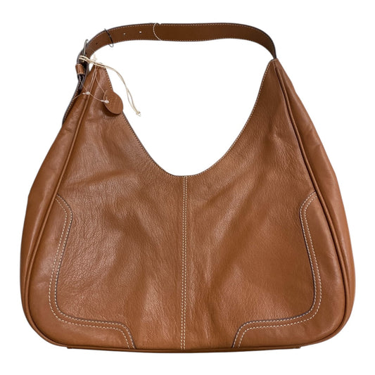 Handbag Leather By Lucky Brand In Tan, Size:Large