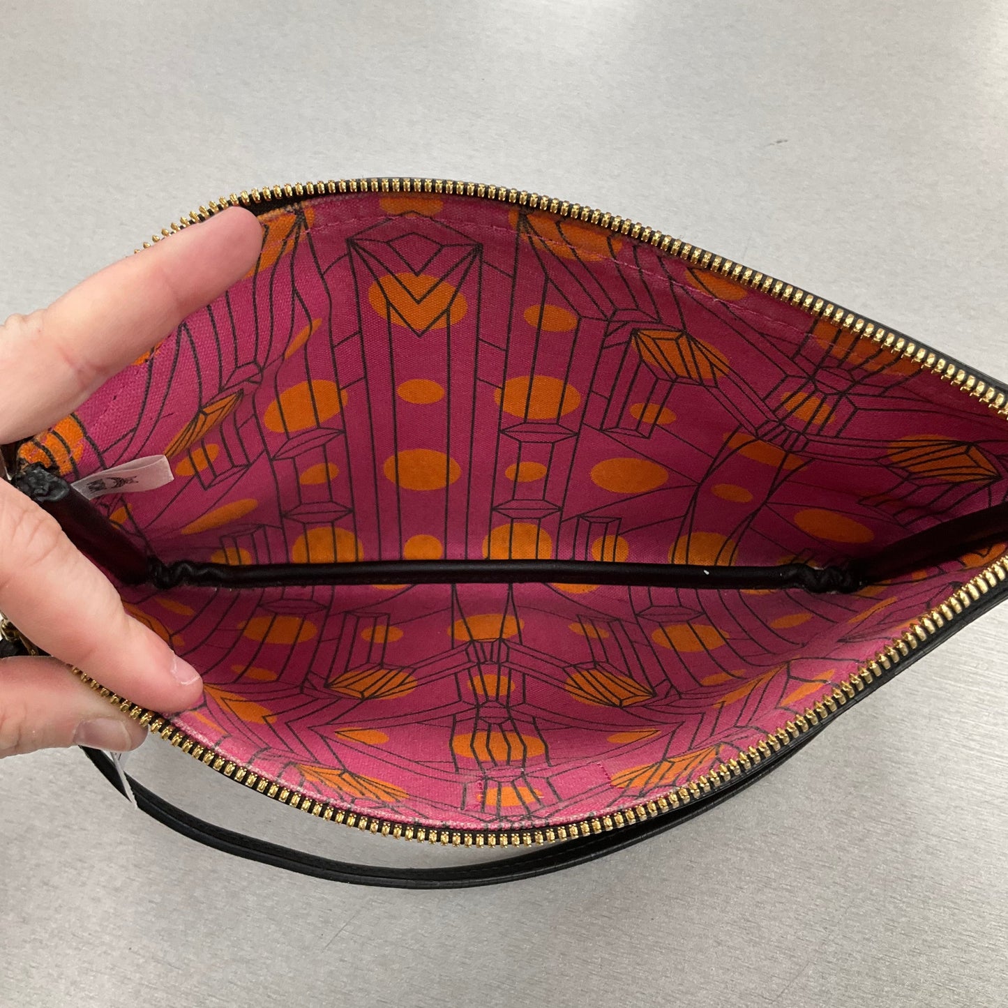 Handbag Luxury Designer By Mcm In Brown, Size:Medium