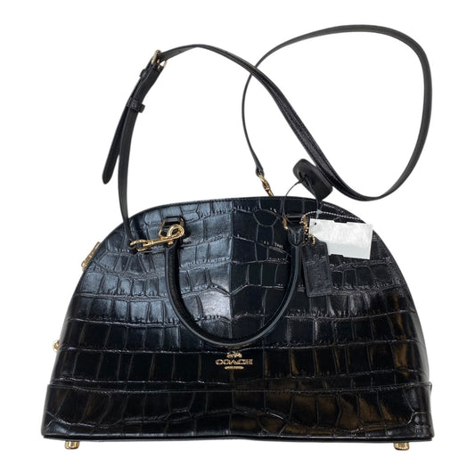 Handbag Designer By Coach In Black, Size:Large