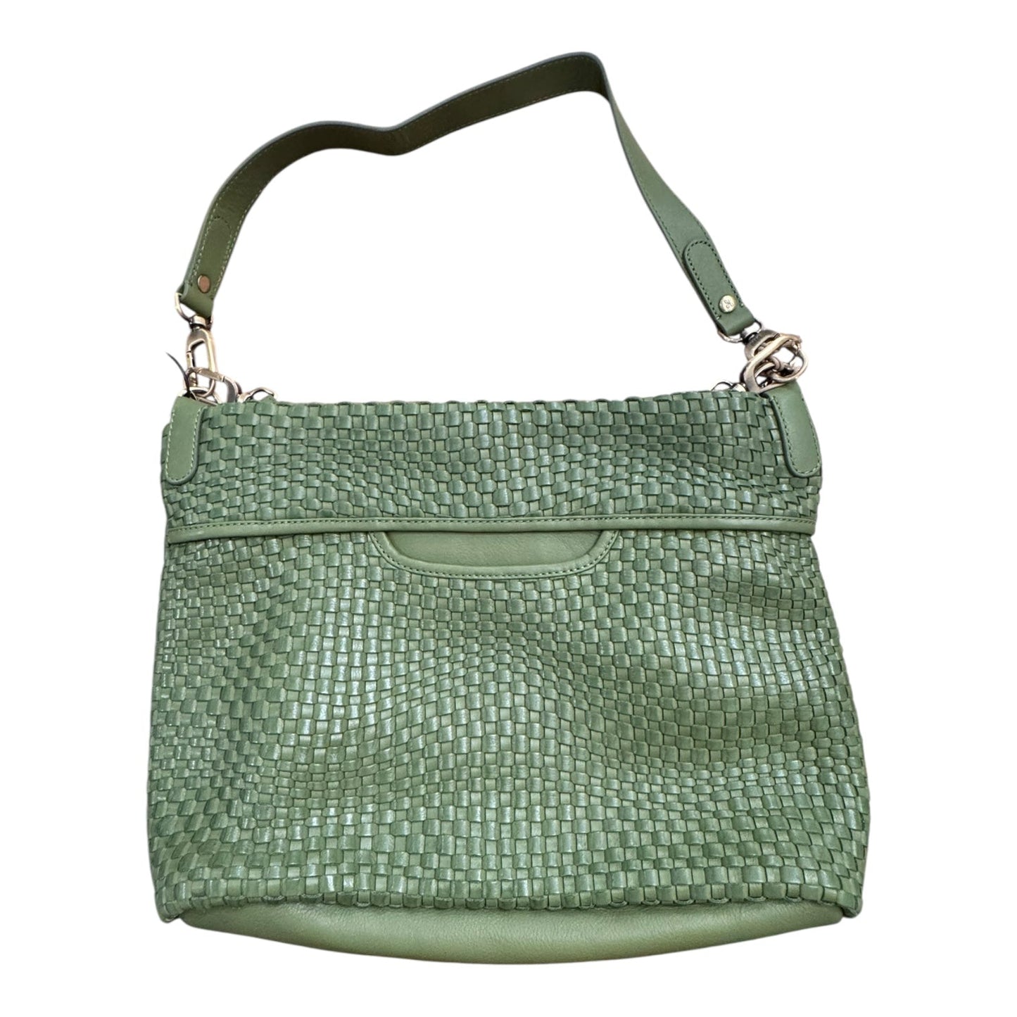 Handbag Leather By Hobo Intl In Green, Size:Large