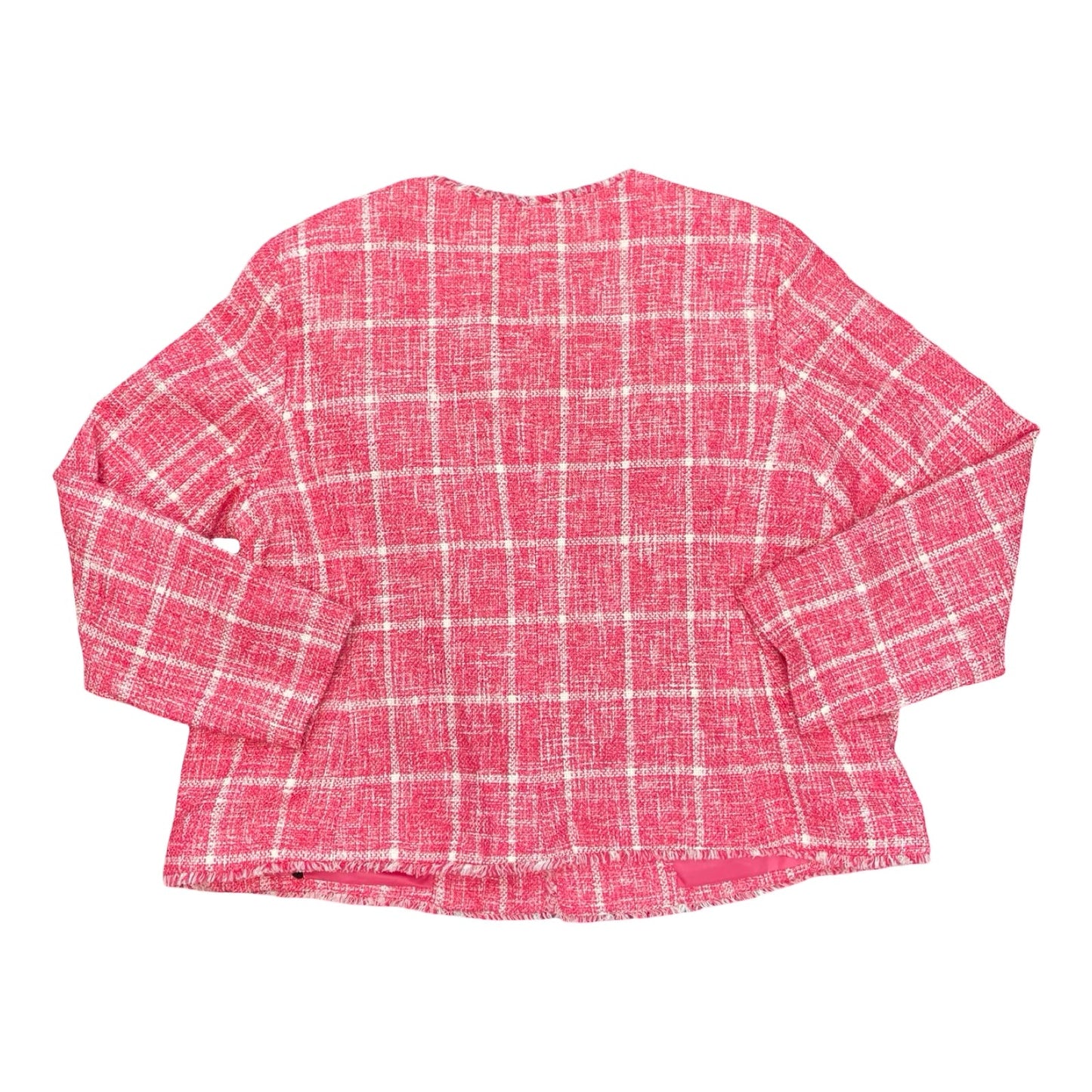 Blazer By Talbots In Pink & White, Size:18