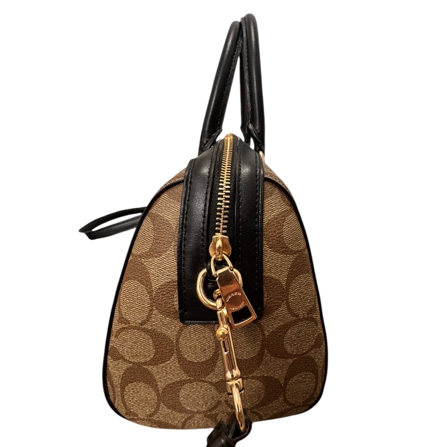 Handbag Designer By Coach In Brown, Size:Medium