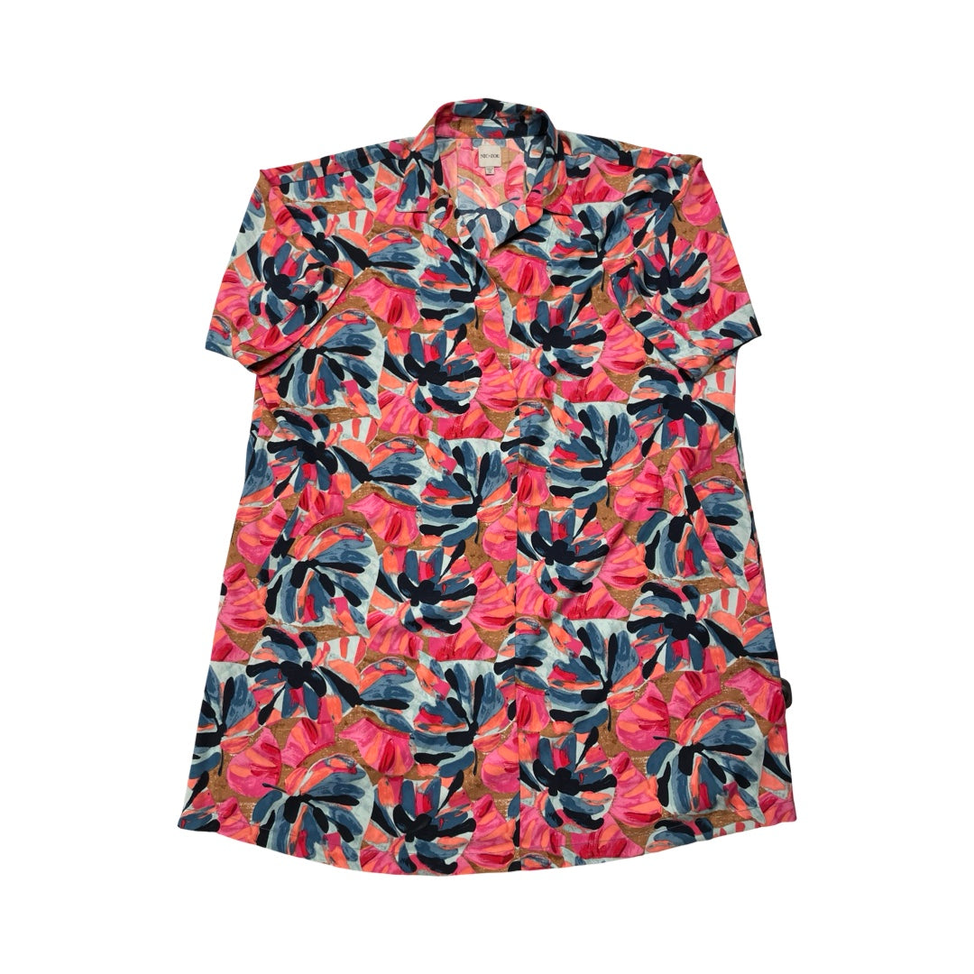 Dress Party Midi By Nic + Zoe In Multi, Size:1X