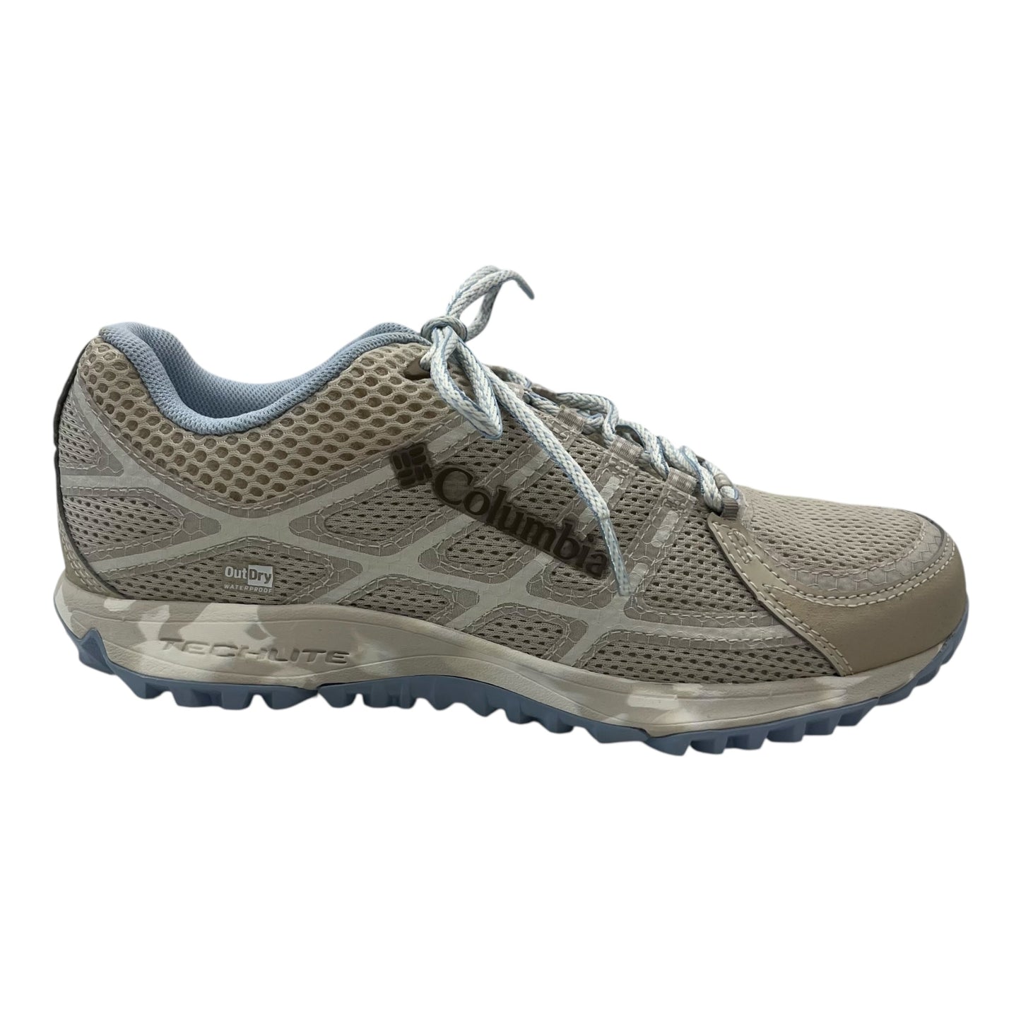 Shoes Hiking By Columbia In Cream, Size:9