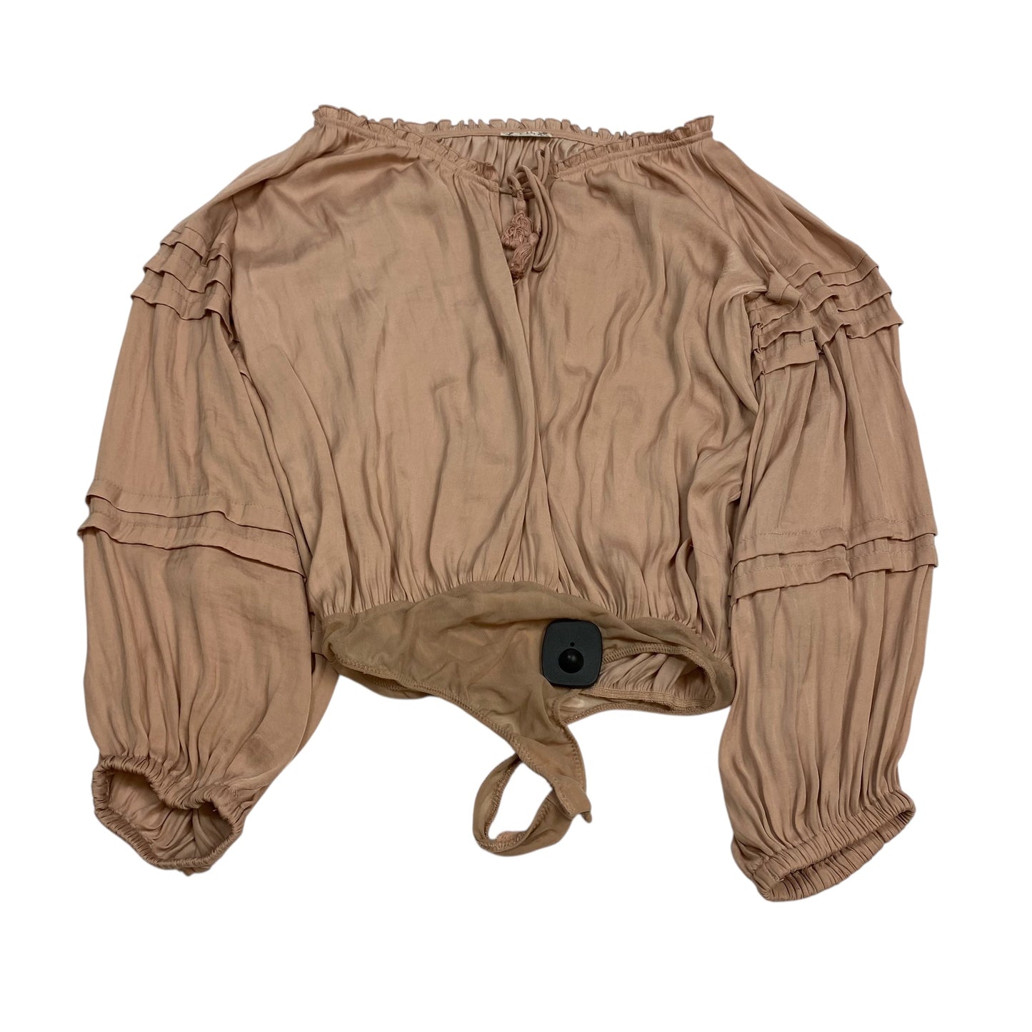 Bodysuit By Free People In Tan, Size:Xs