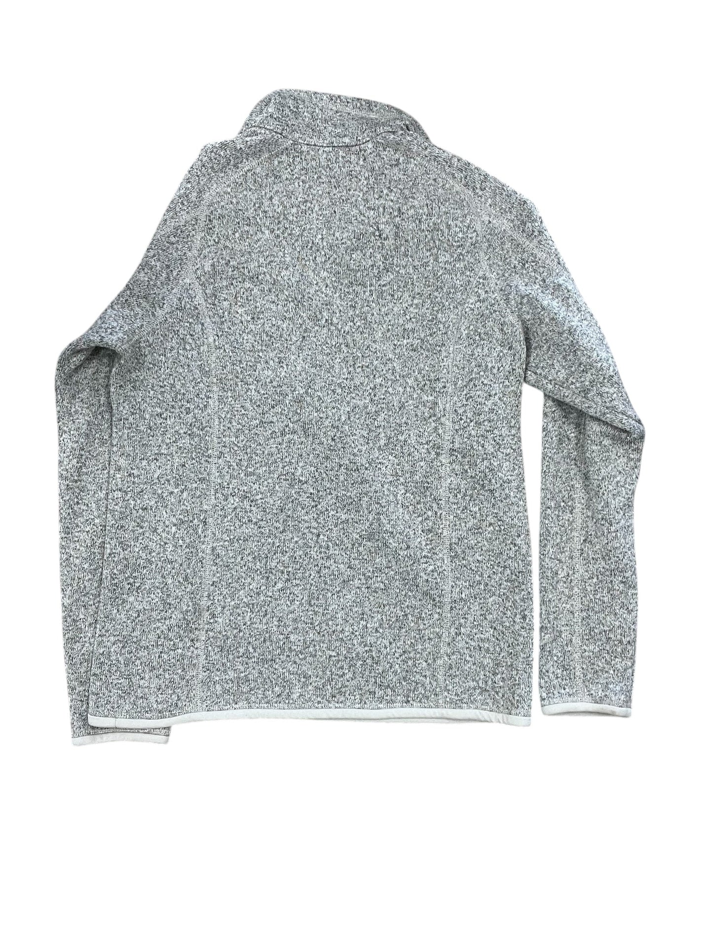 Sweatshirt Collar By Patagonia In Grey & Tan, Size:L