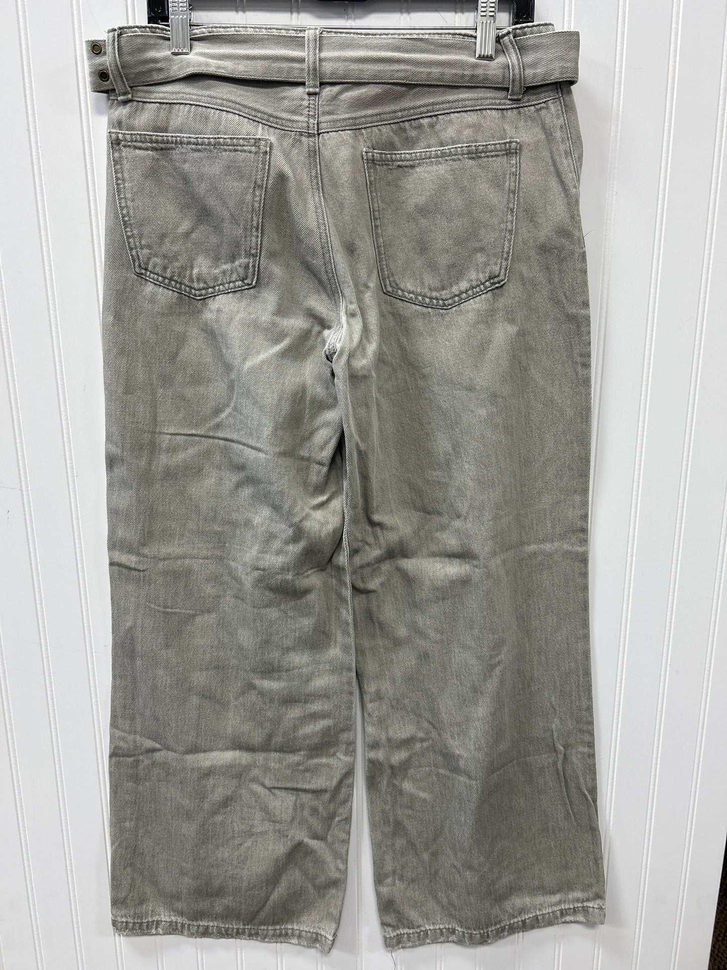 Jeans Wide Leg By Rewash In Grey Denim, Size:6