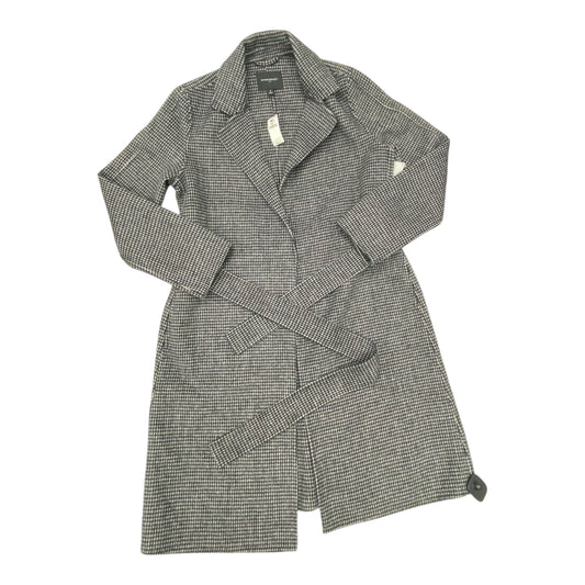 Coat Peacoat By Banana Republic In Black & Grey, Size:S