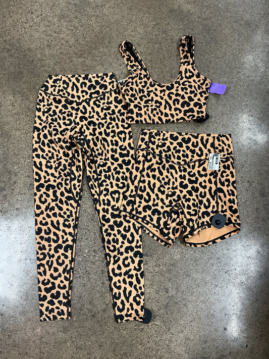 Athletic Pants 3Pc By Balance Collection In Animal Print, Size:S
