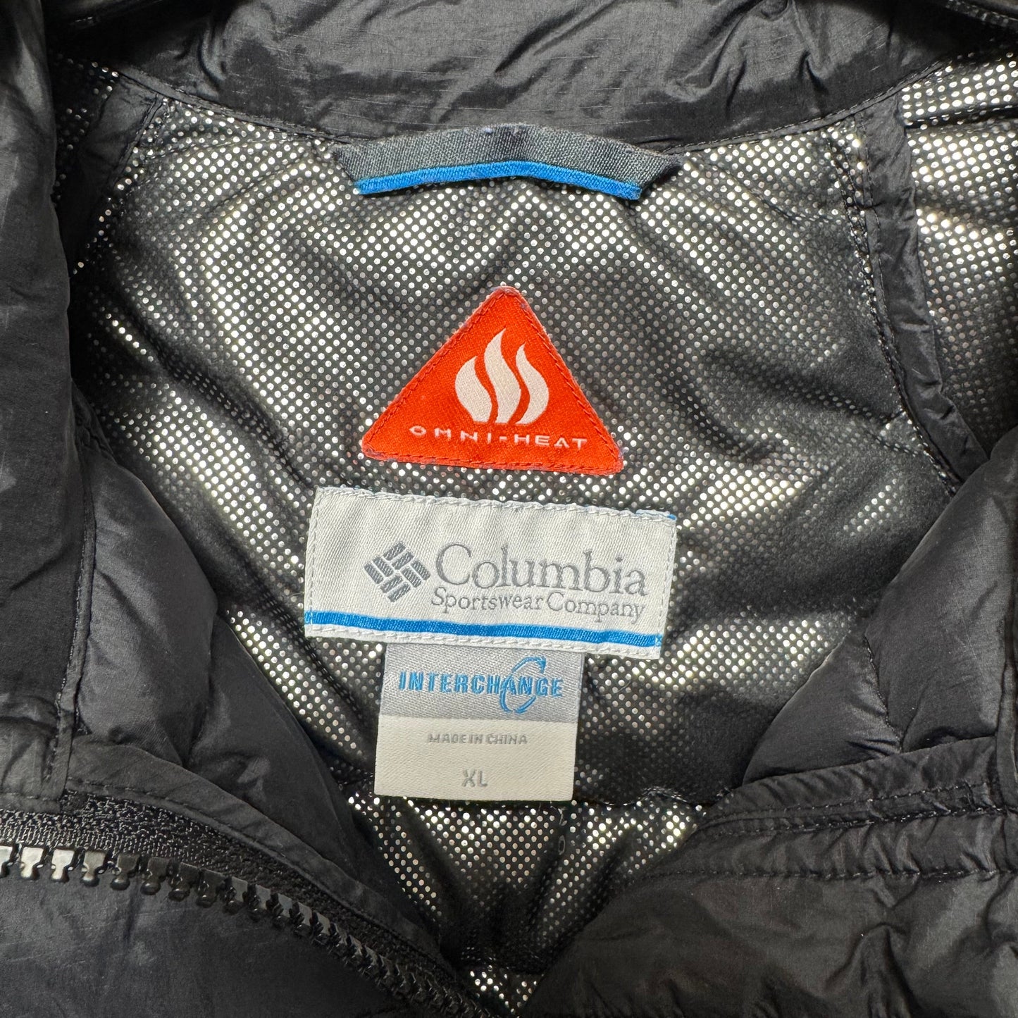 Down Jacket Puffer & Quilted By Columbia In Black, Size: Xl