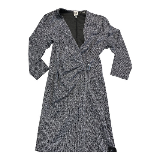 Dress Party Midi By Anne Klein In Black & White, Size:12