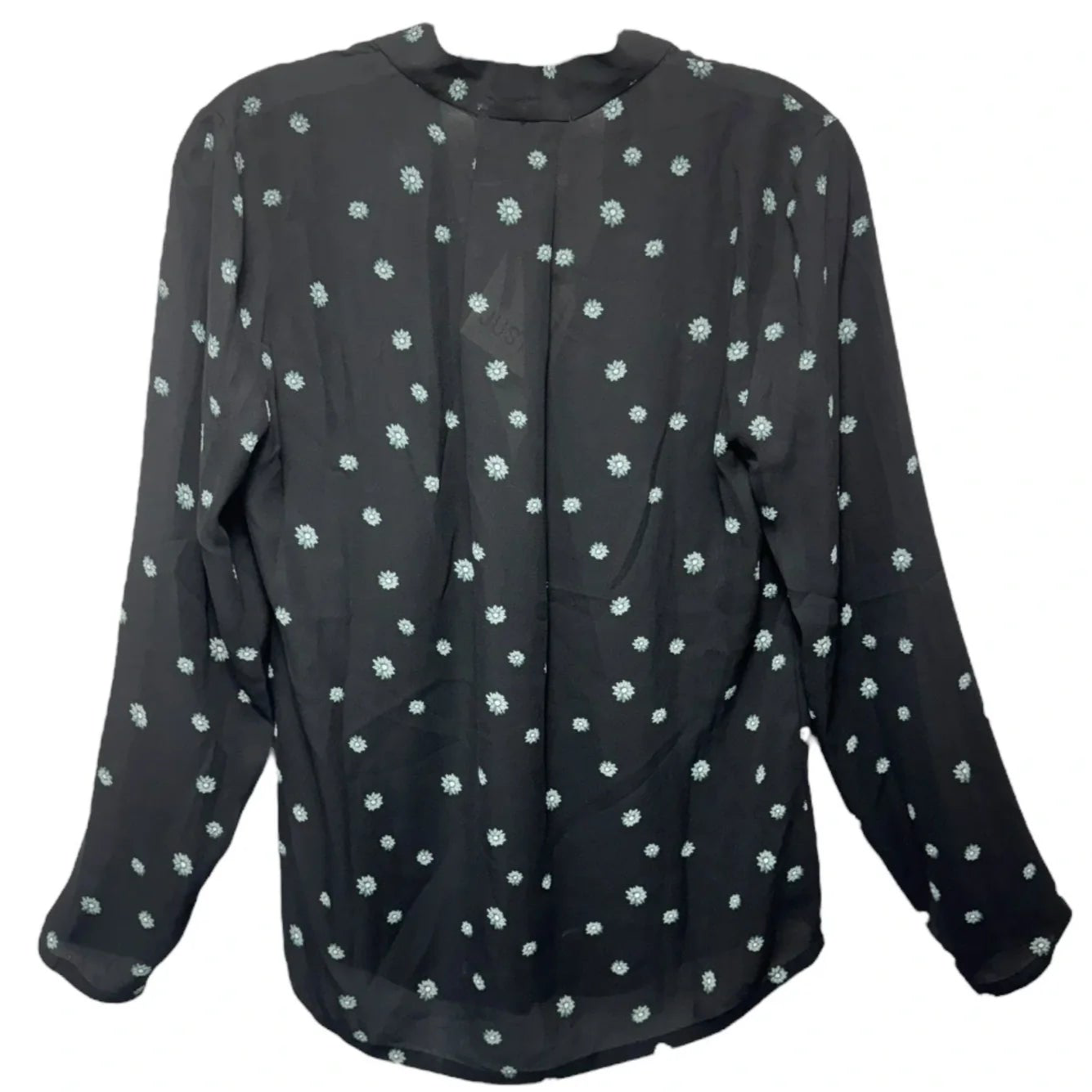 Top Long Sleeve By Just Female In Black & Blue, Size: S