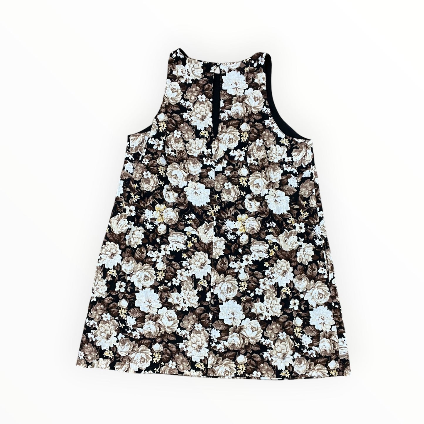 Dress Work By Abercrombie And Fitch In Brown & Cream, Size:L