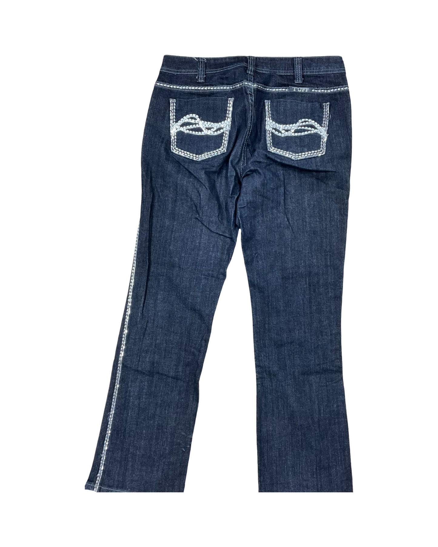 Jeans Wide Leg By Clothes Mentor In Blue Denim, Size:12