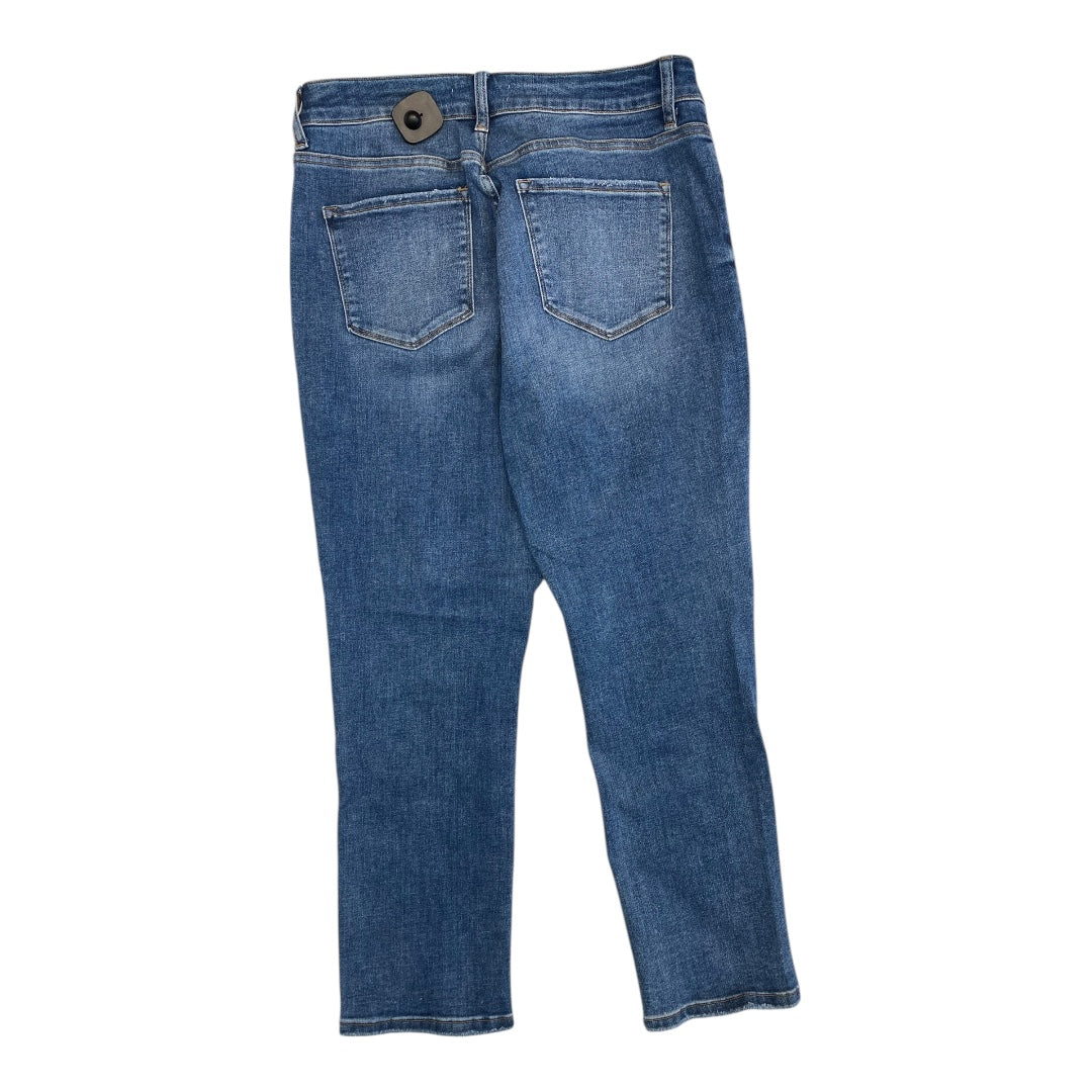 Jeans Straight By Vervet In Blue Denim, Size:14