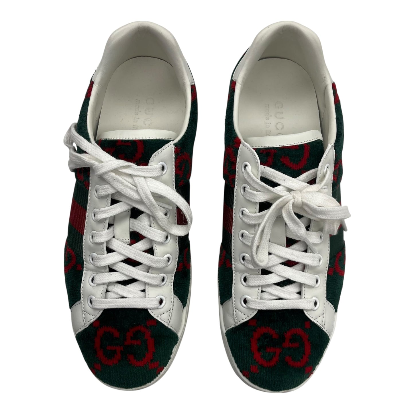 Shoes Luxury Designer By Gucci In Green, Size:10