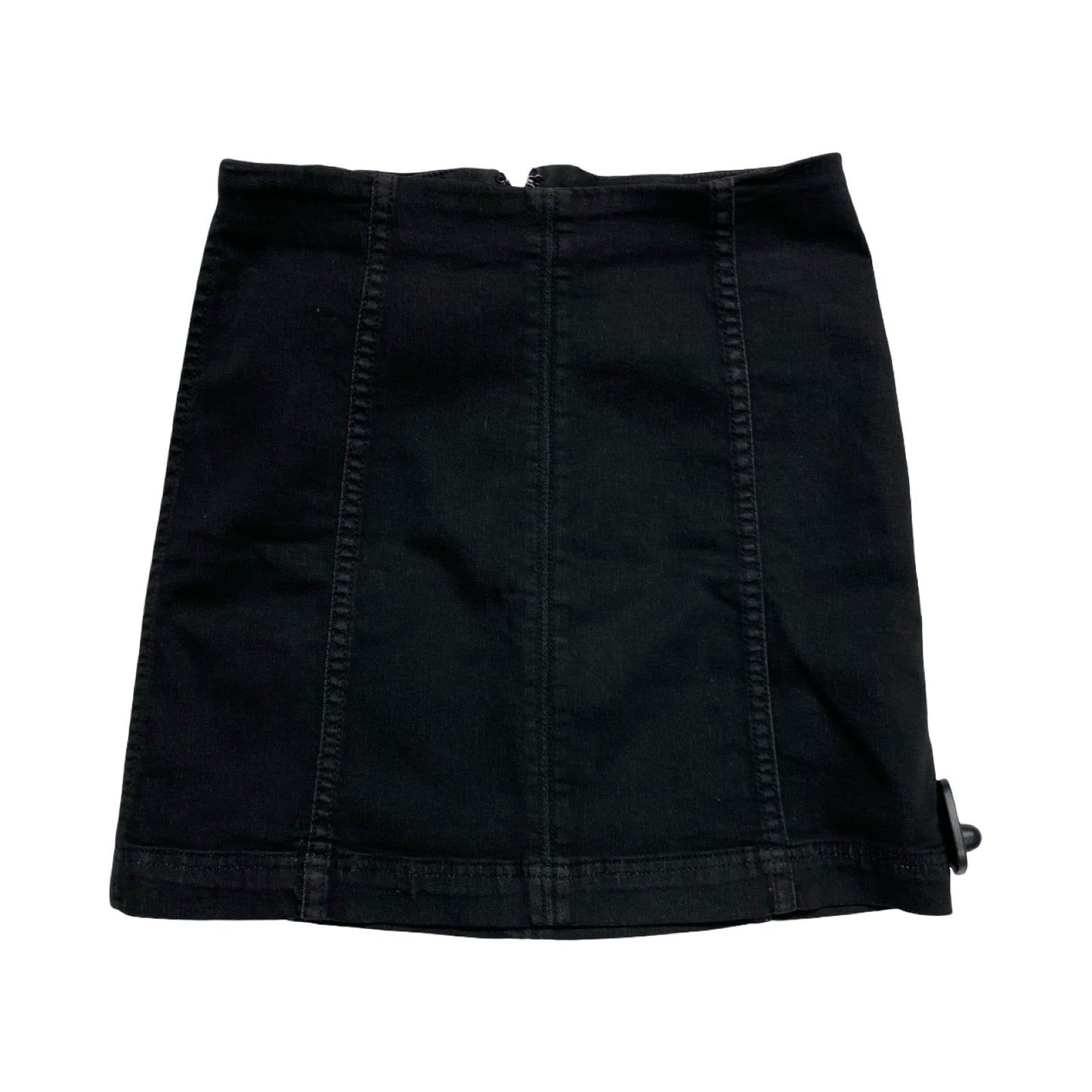 Skirt Mini & Short By Free People In Black Denim, Size:2