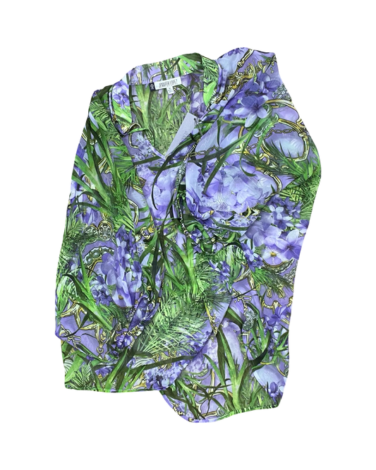 Top Ss By Jennifer Lopez In Green, Size:Xl