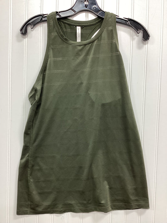Athletic Tank Top By Athleta In Green, Size:S