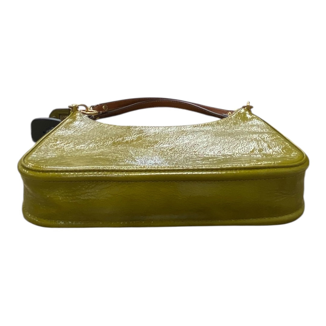 Handbag Designer By Tory Burch In Green, Size:Medium