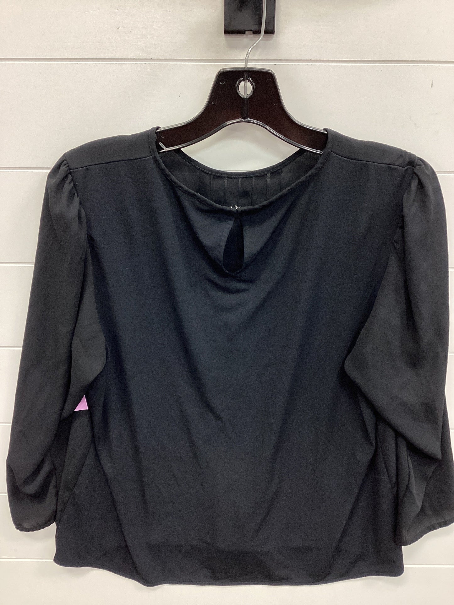 Top Ls By Ann Taylor In Black, Size:Lp