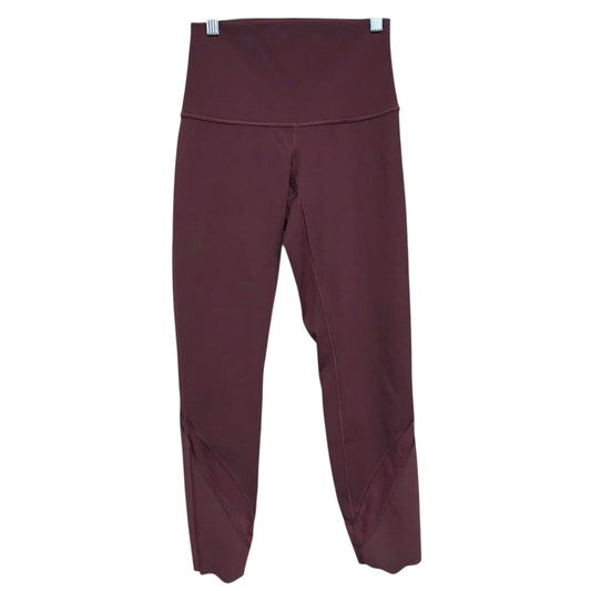 Athletic Capris By Lululemon In Red, Size:S