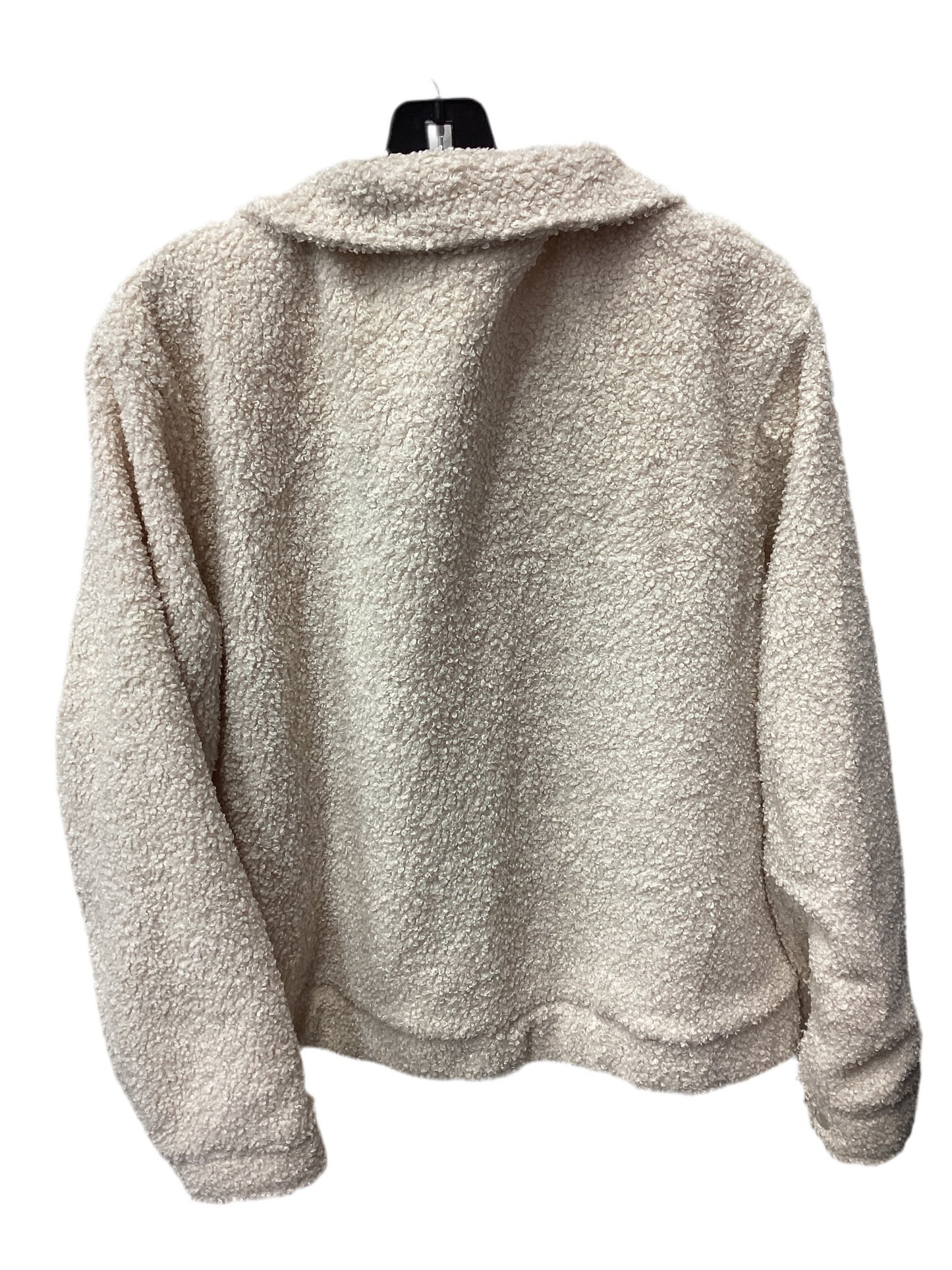 Jacket Faux Fur & Sherpa By Cmc In Cream, Size:Xl