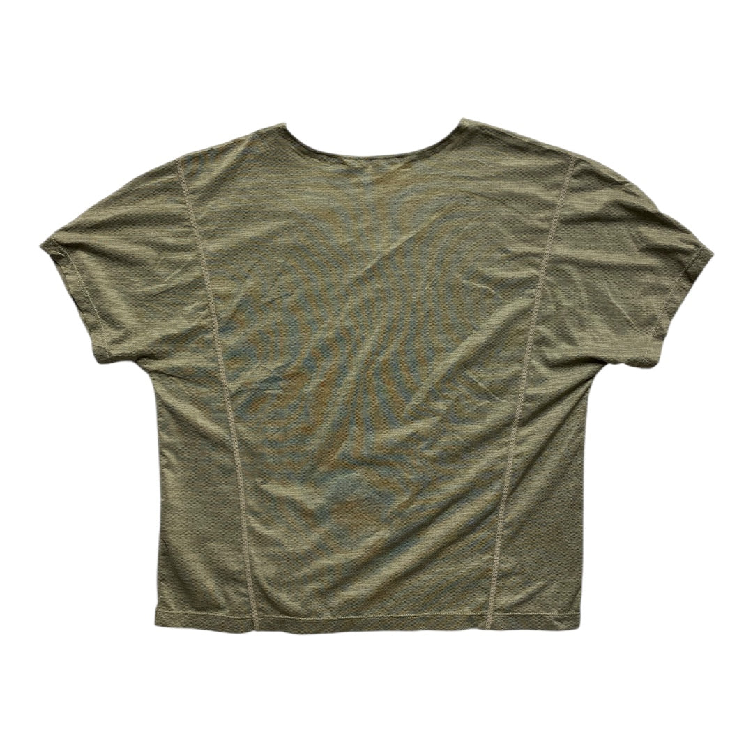 Athletic Top Ss By Nike In Green, Size:S