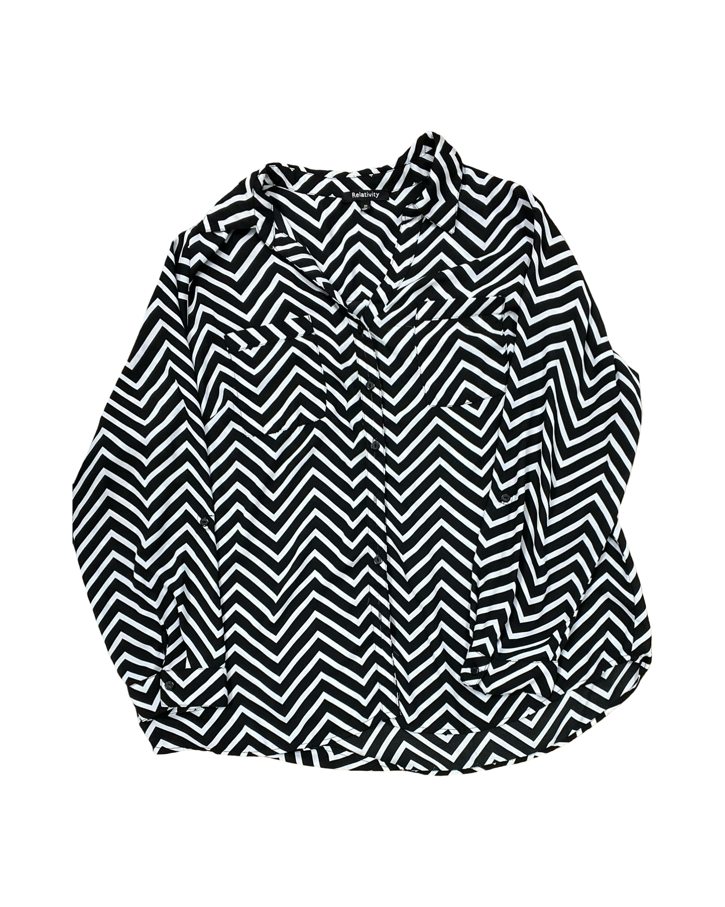 Top Ls By Relativity In Black & White, Size:2X