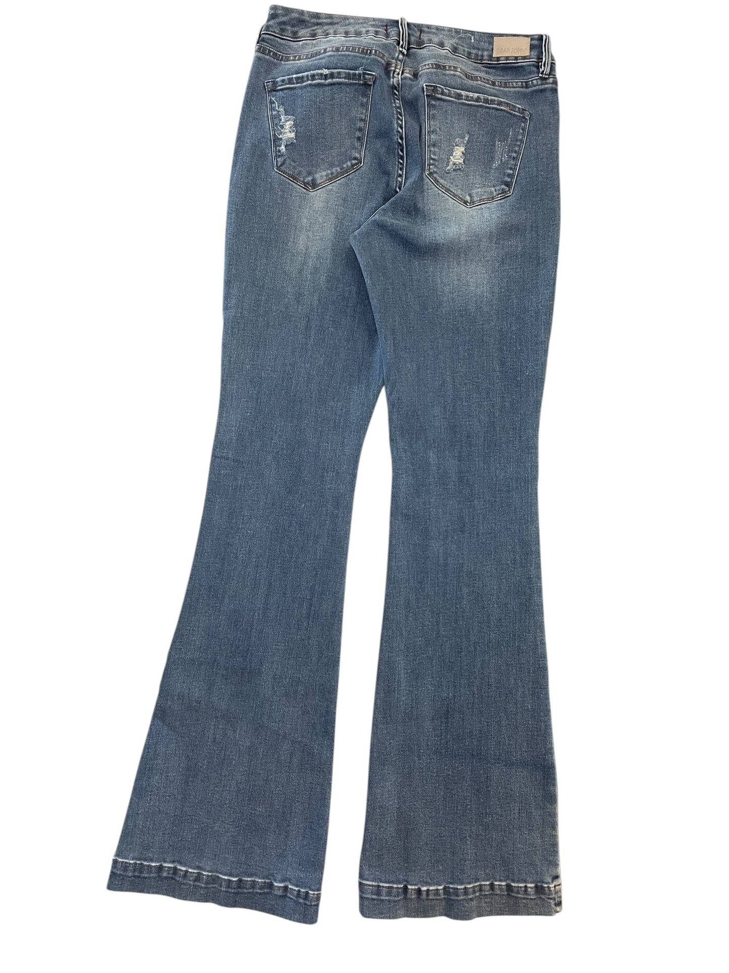 Jeans Flared By Dear John In Blue Denim, Size:6