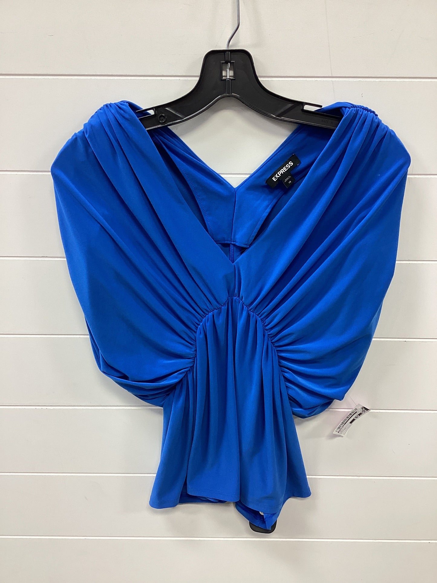 Top Ss By Express In Blue, Size:Xs