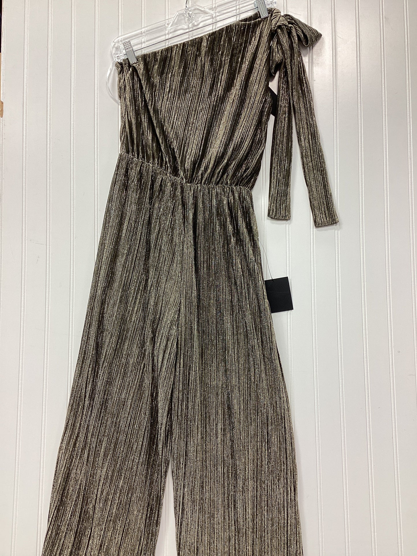 Jumpsuit By Lulus In Gold, Size:Xs