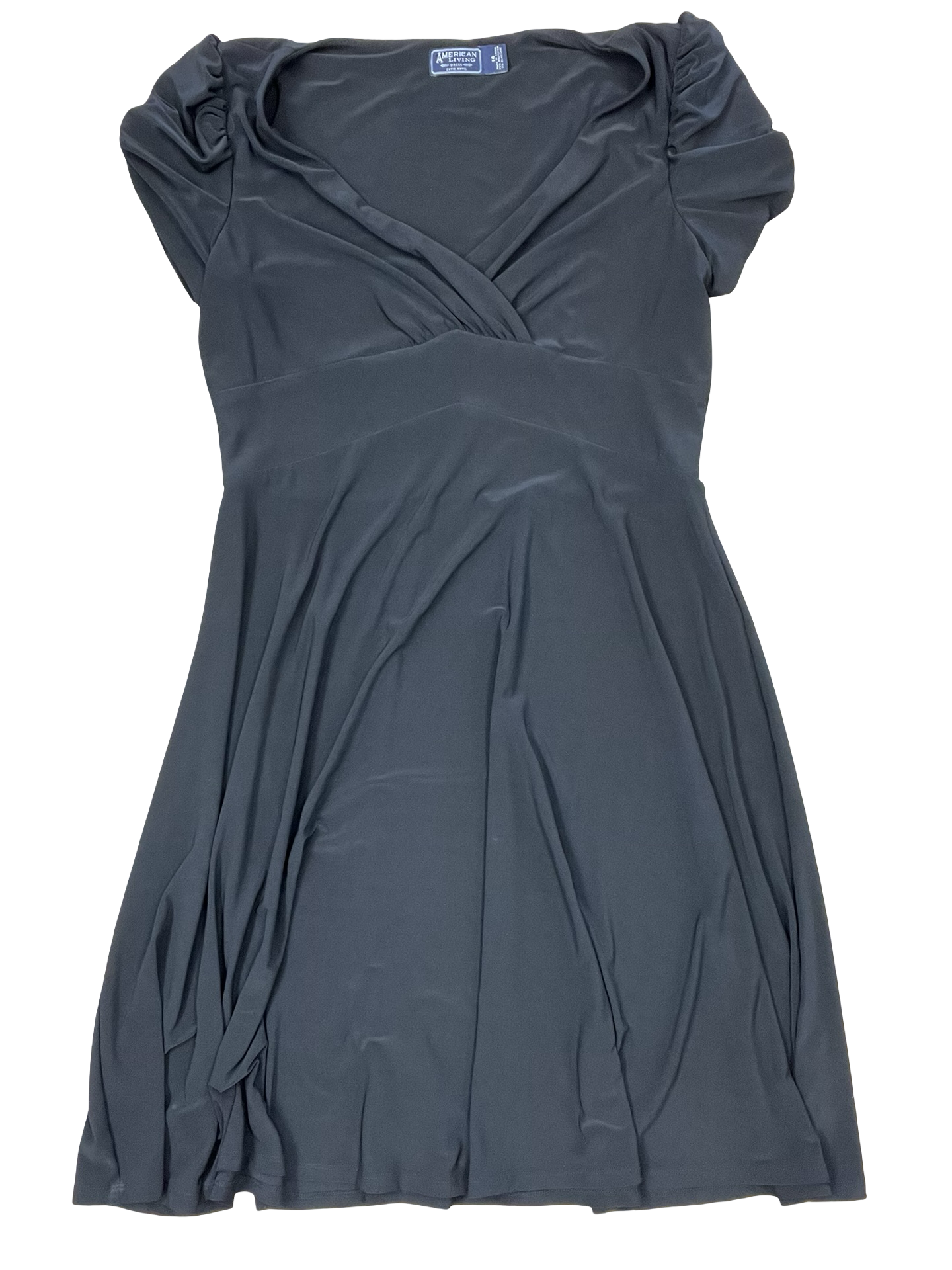 Dress Party Midi By American Living In Black, Size:14