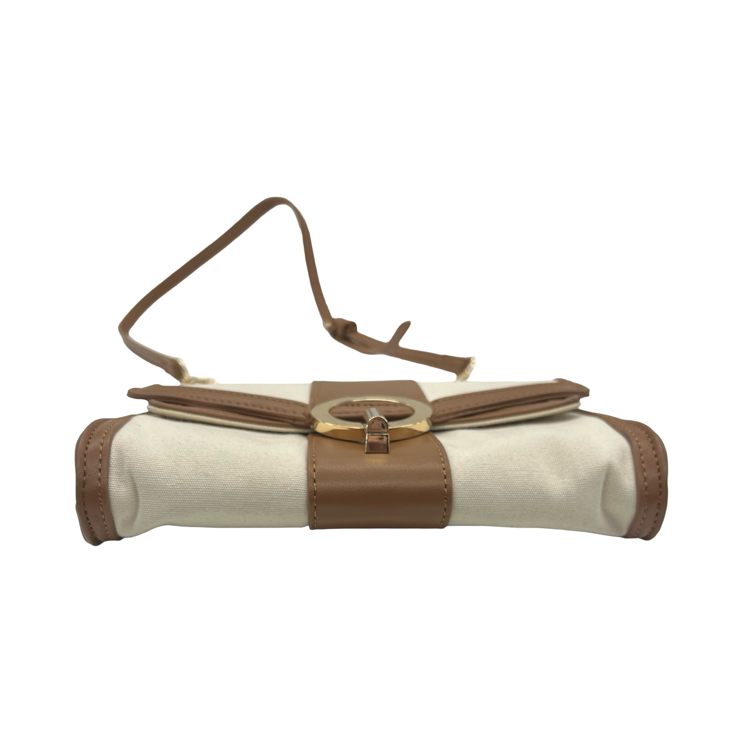 Crossbody By Cmf In Brown & Cream, Size:Small