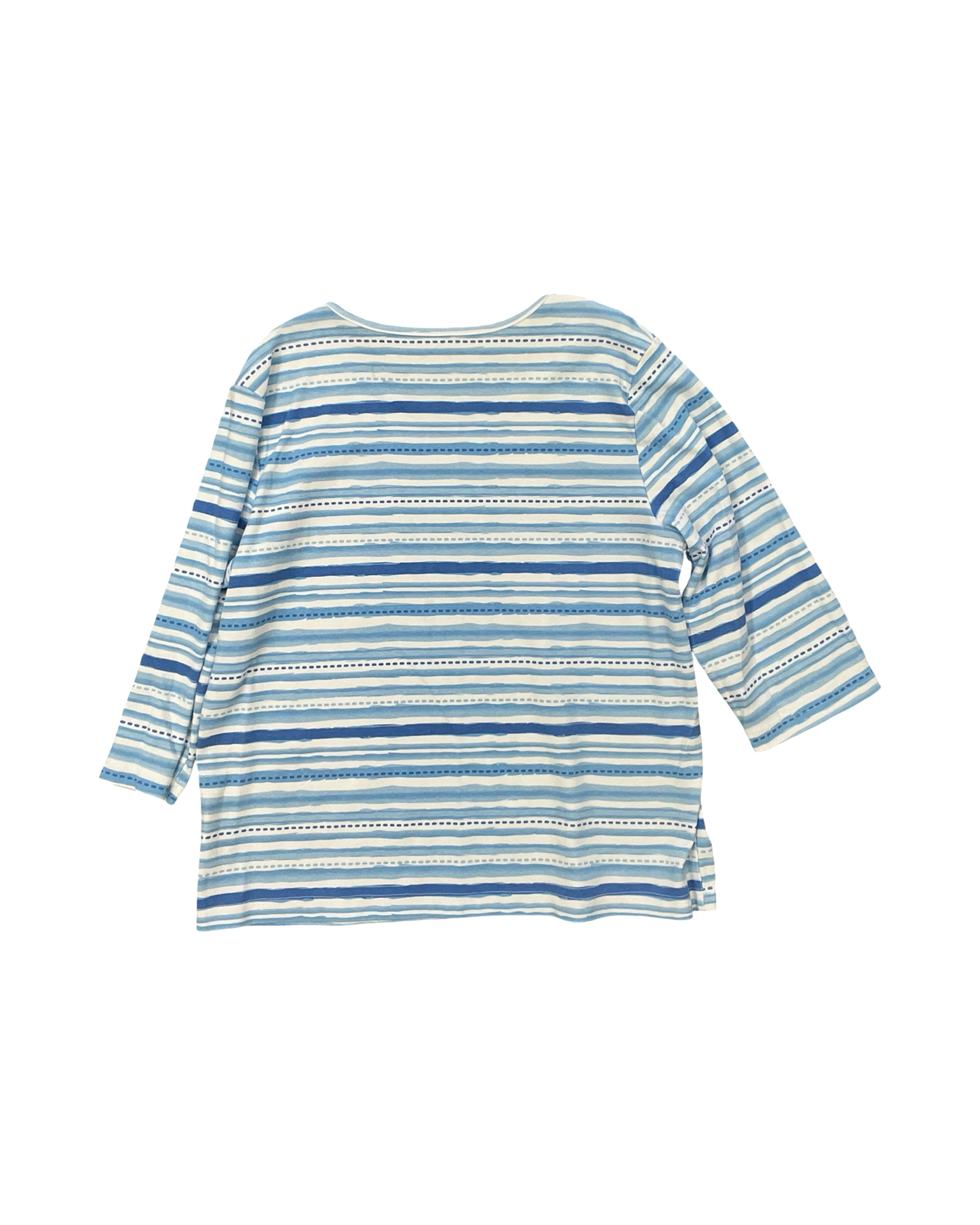 Top Ss By Blair In Blue & White, Size:L