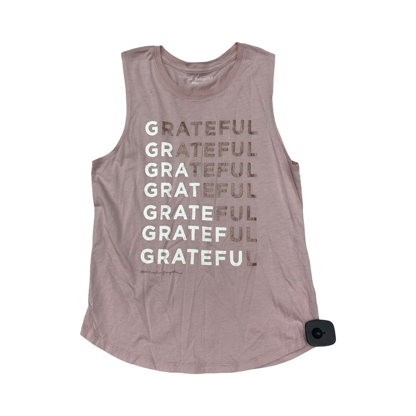 Athletic Tank Top By Spiritual Gangster In Pink, Size:S