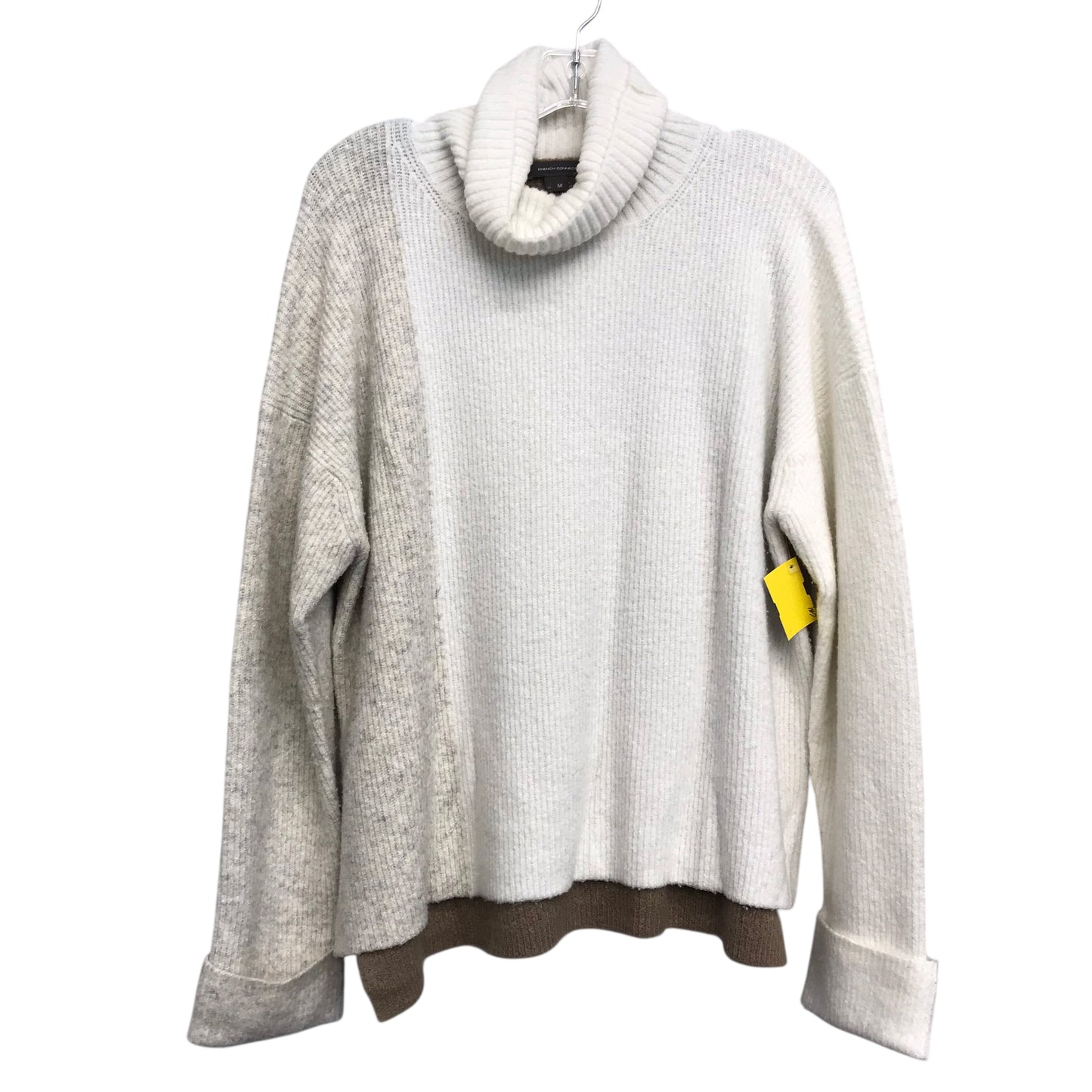 Sweater By French Connection In Cream & Tan, Size:M