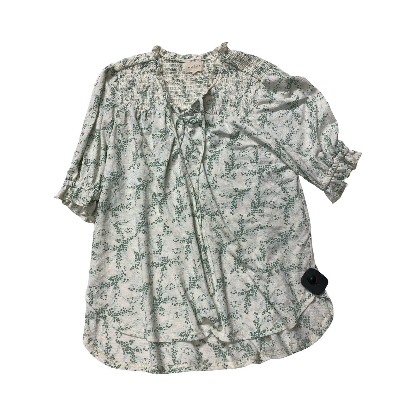 Top Ss By Melloday In Green & White, Size:M