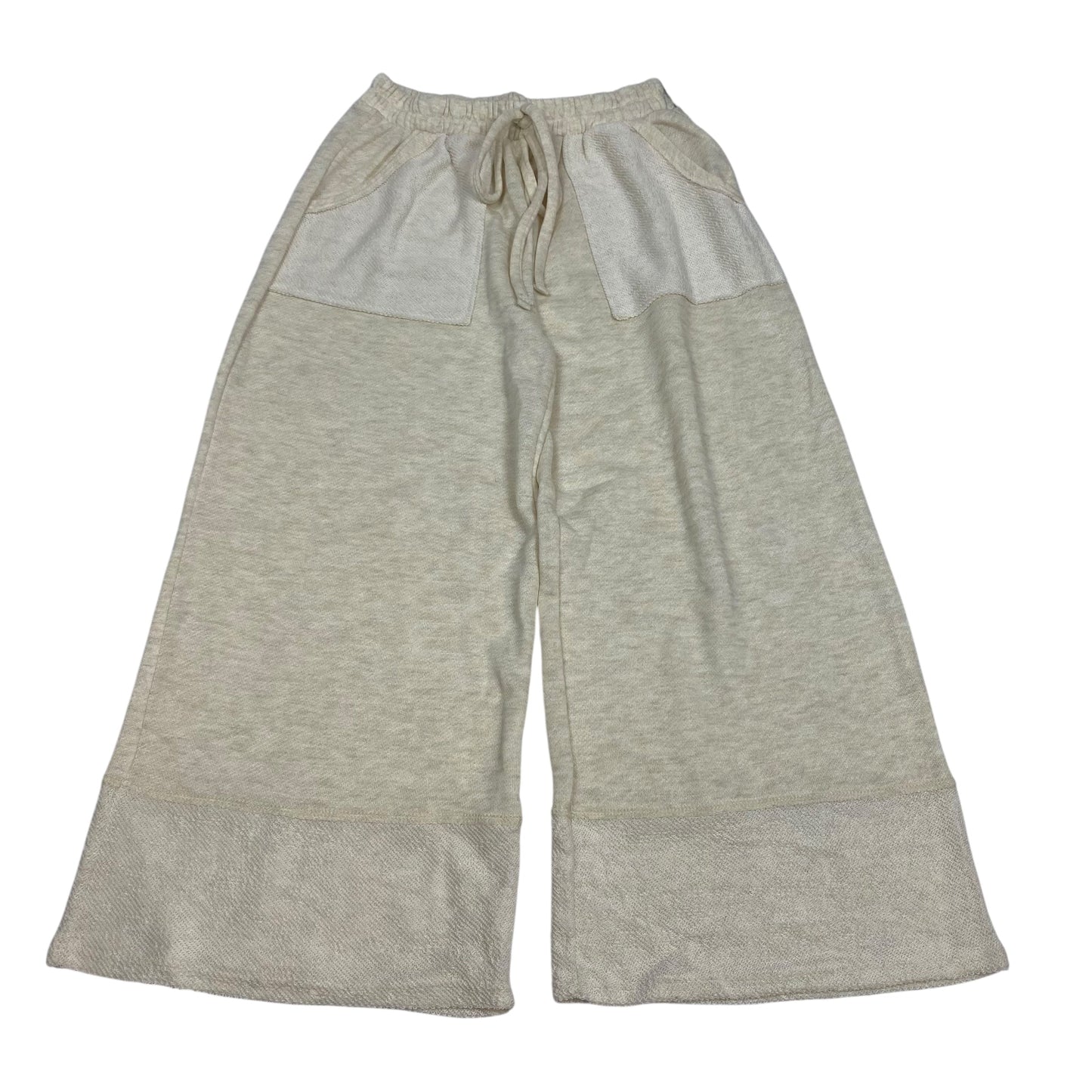 Lounge Set Pants By Versona In Cream, Size:S