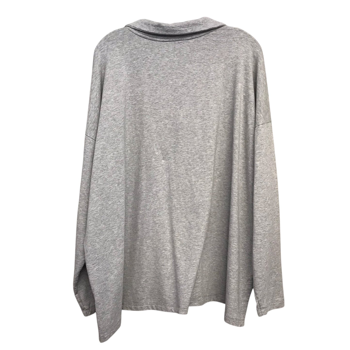 Top Ls By Any Body In Grey, Size:2X