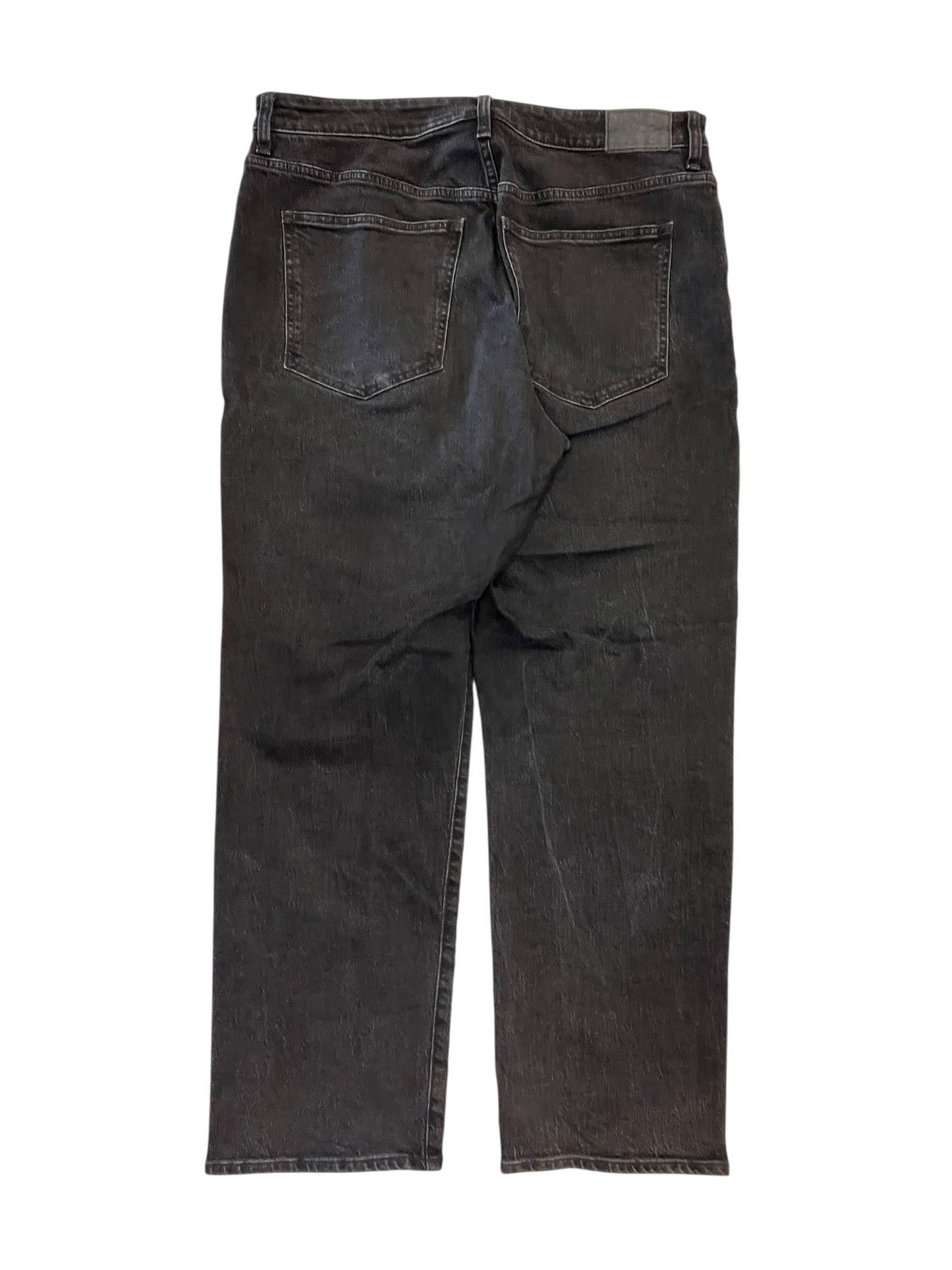 Jeans Boot Cut By Madewell In Black Denim, Size:14