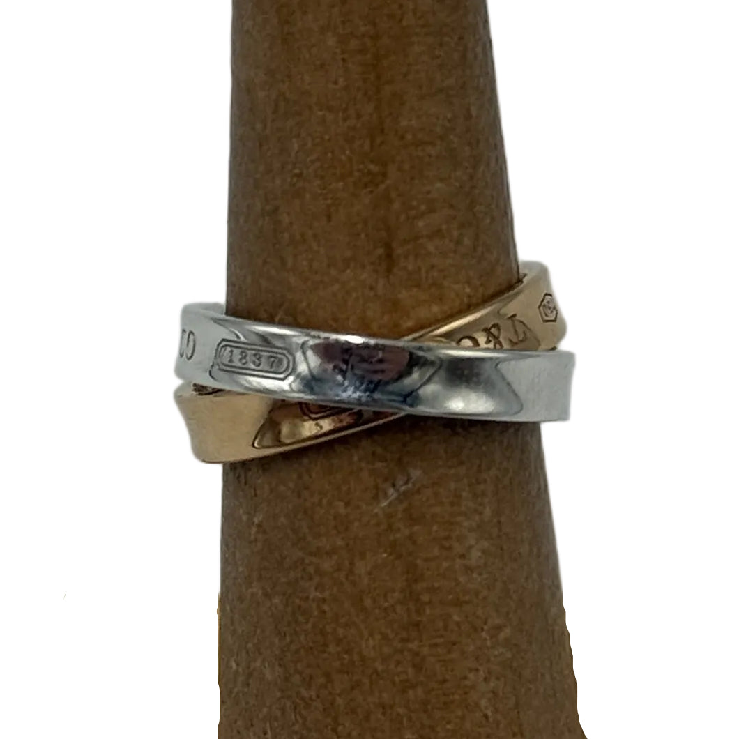 Tiffany & Company 18K Interlocking Circles  Luxury Ring, Size: 5.5