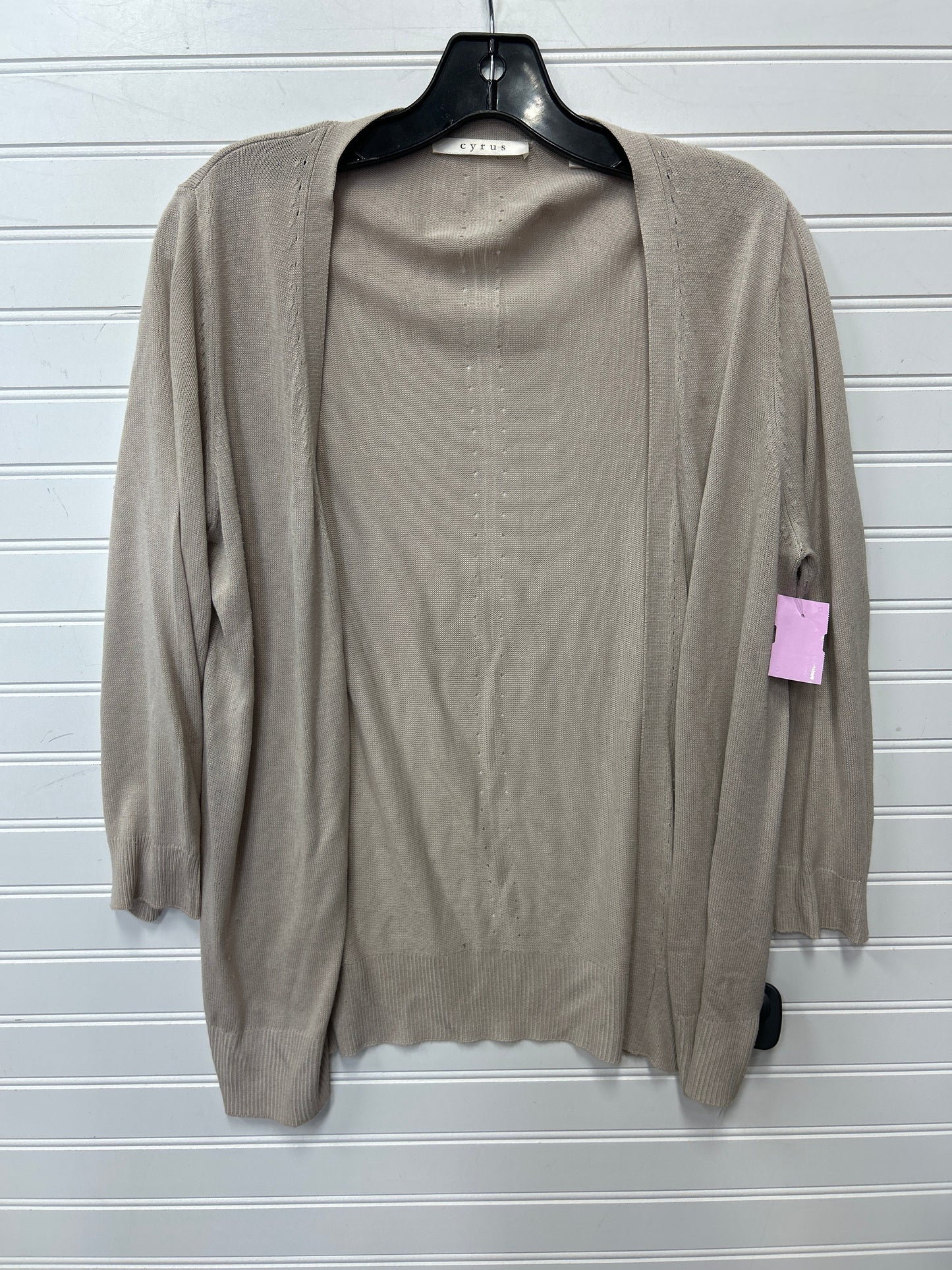 Cardigan By Cyrus In Cream, Size:M