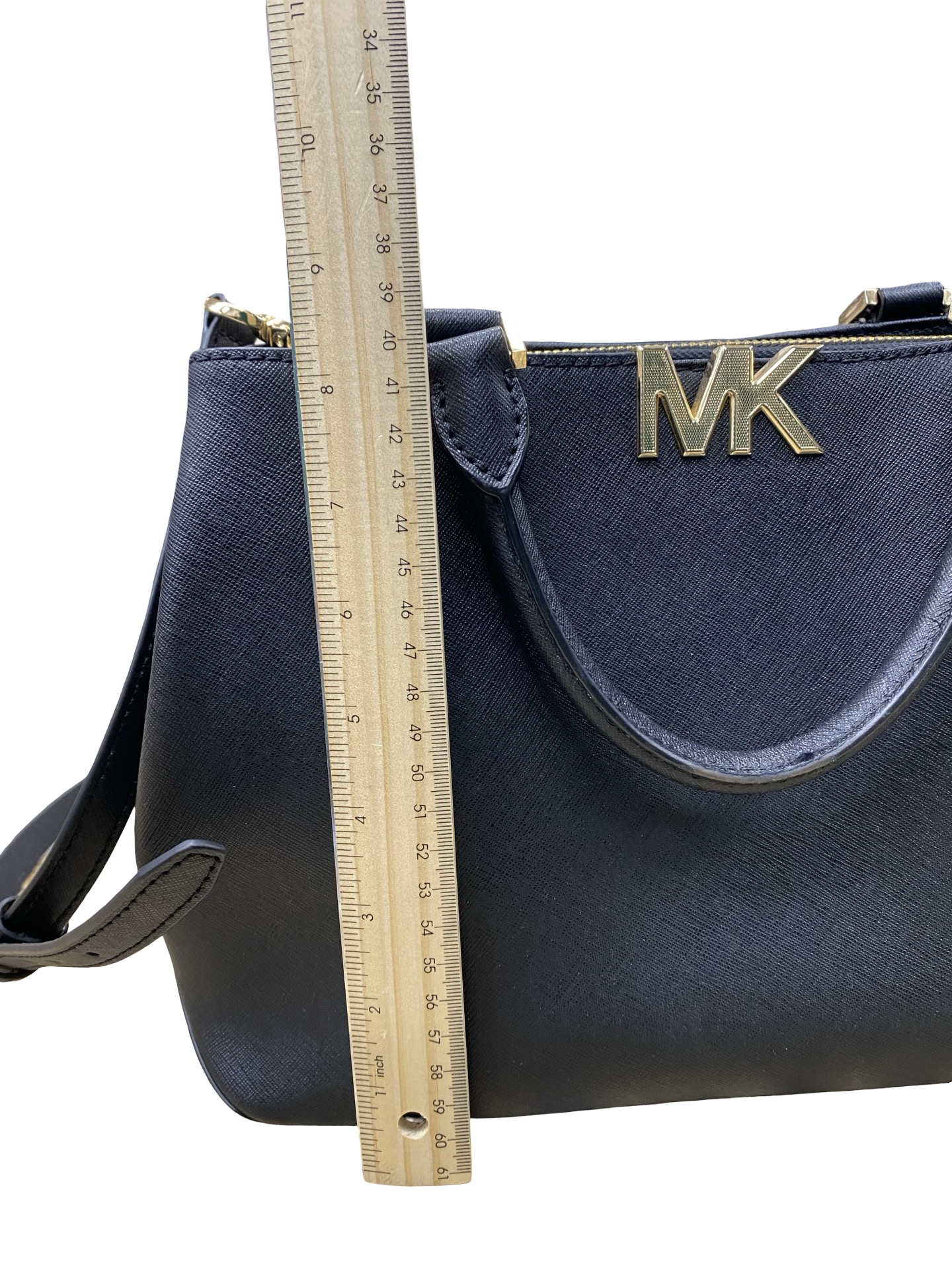 Handbag Designer By Michael Kors In Black, Size:Medium