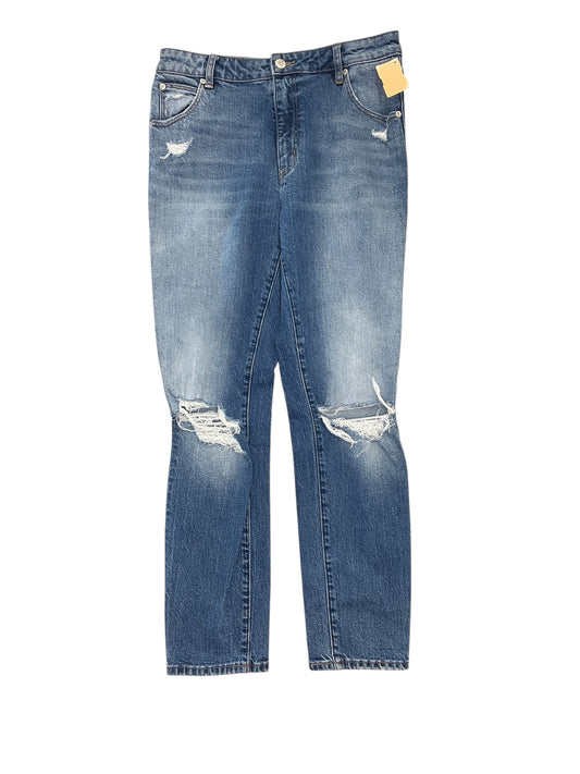 Jeans Straight By Rollas In Blue Denim, Size:6