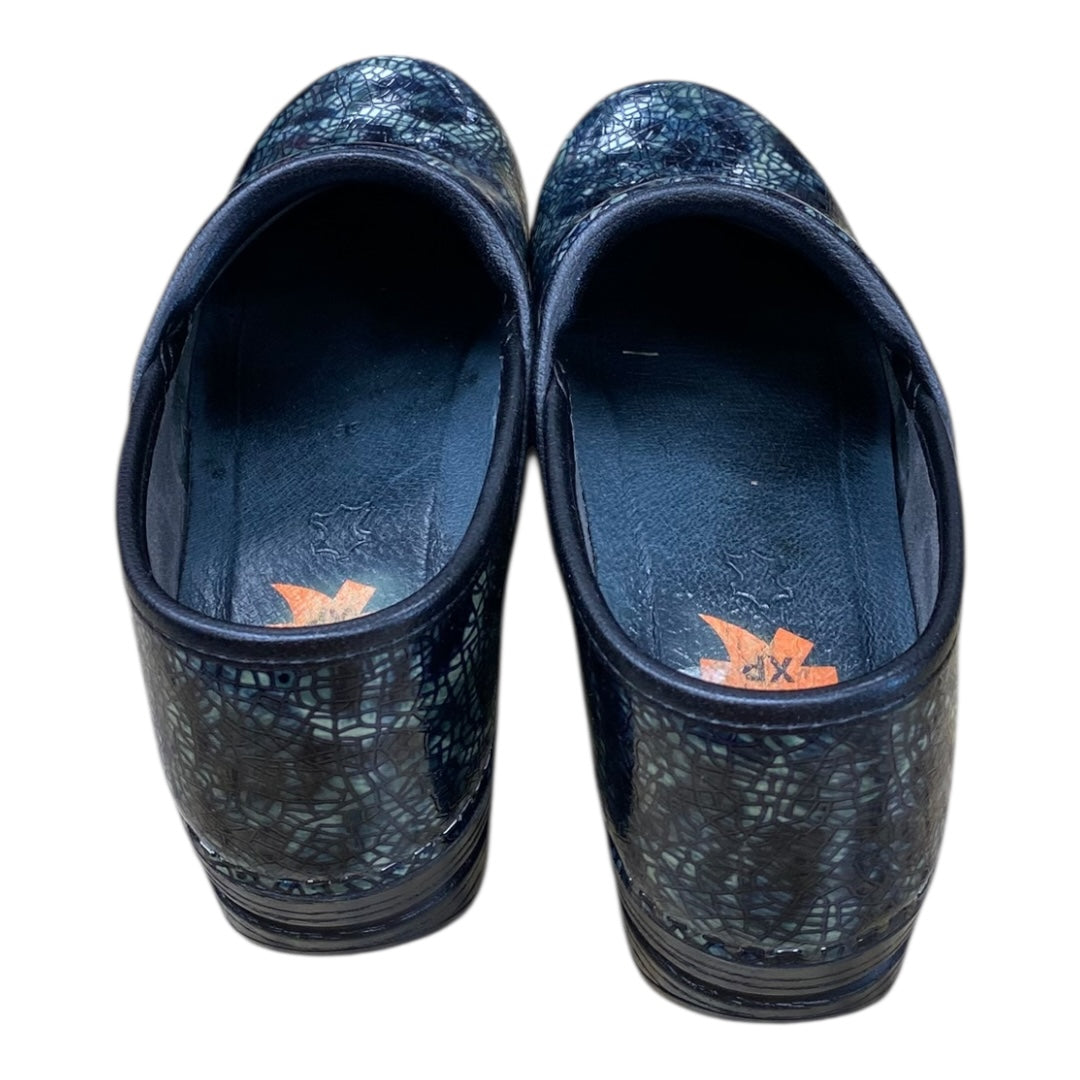 Shoes Heels Block By Dansko In Black & Green, Size:8.5