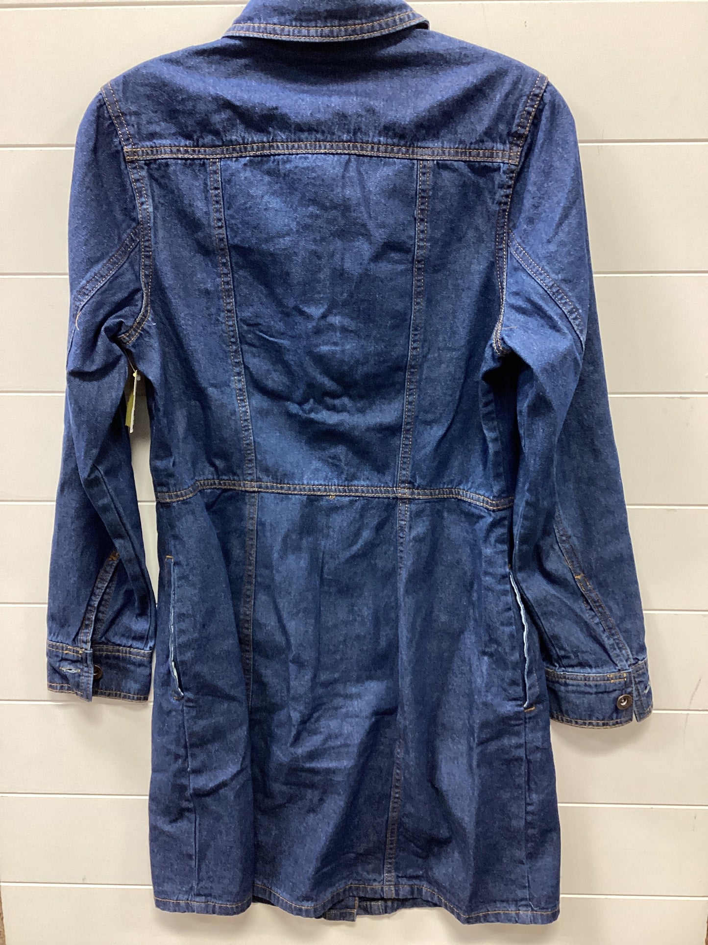 Dress Designer By Frye In Blue Denim, Size:Xs