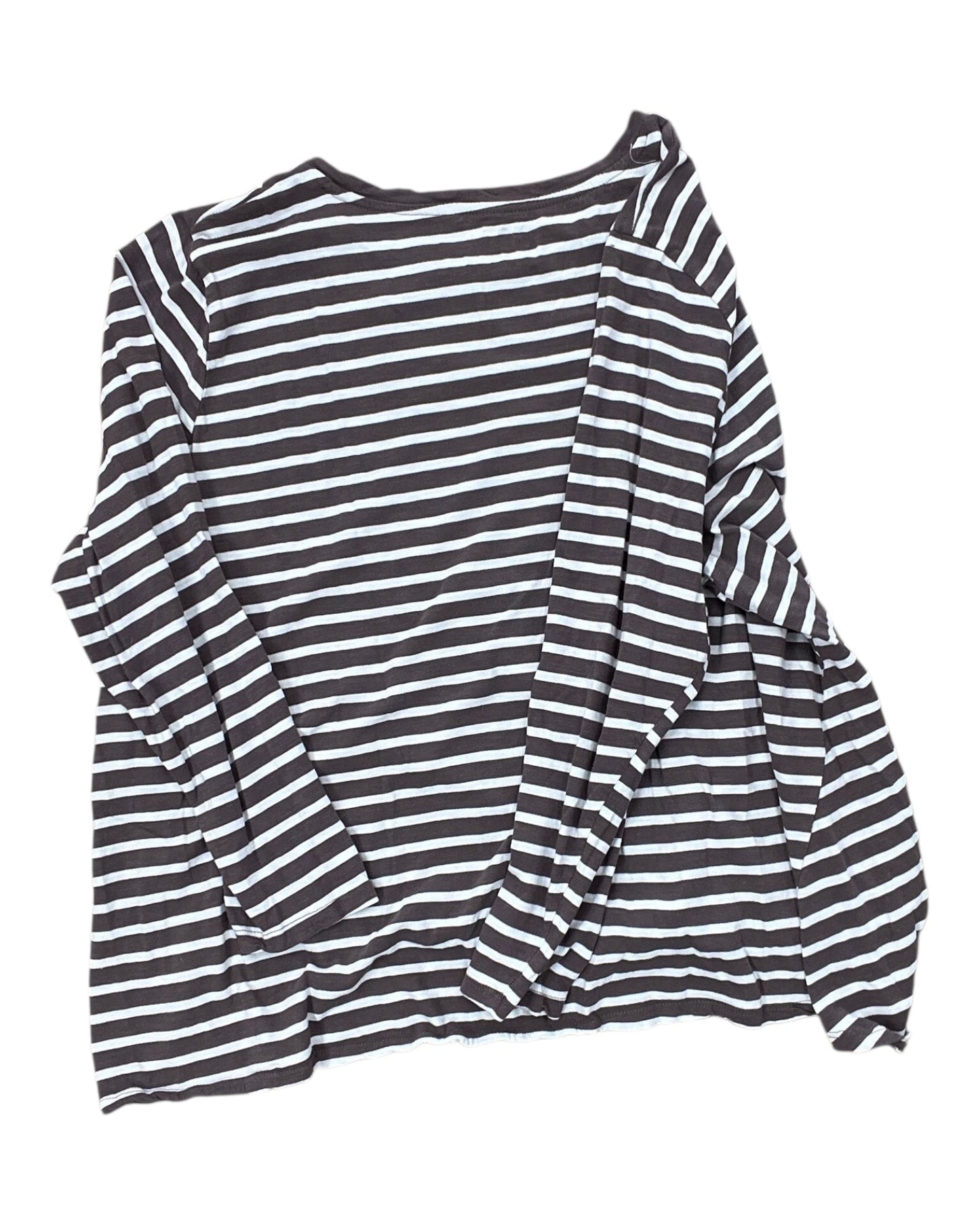 Top Ls By Maurices In Brown & White, Size:3X