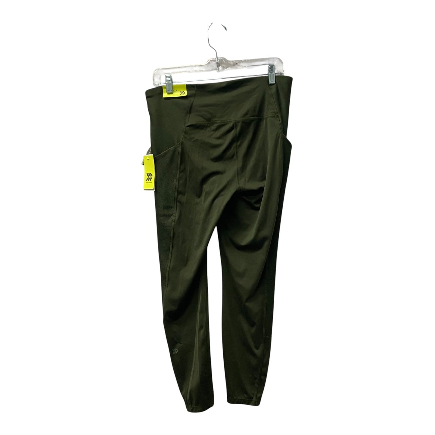 Athletic Leggings By All In Motion In Green, Size:Xl