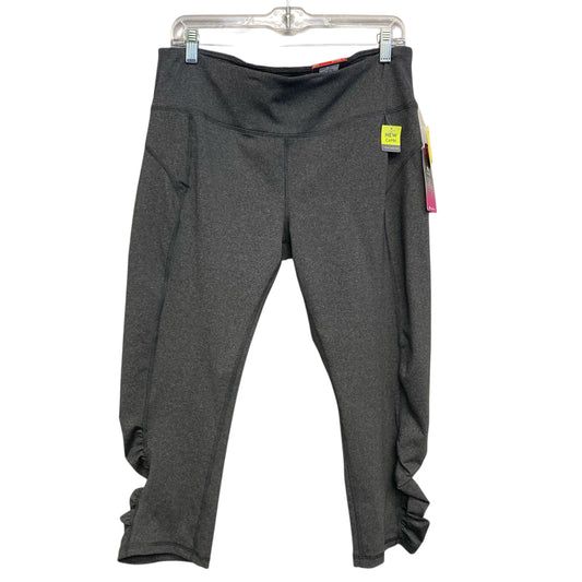 Athletic Capris By Tek Gear In Grey, Size:Xl